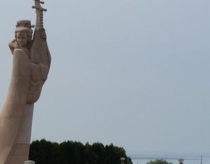 紅堿淖湖神、秦漢宮、萬里長城第一臺、鎮北臺、華山挑山工 駱文煥攝影作品