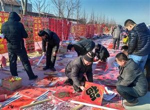 新年里的漁民祈愿聯 攝影作者：萬祖波
