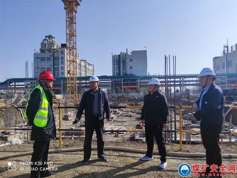井志彬到建安公司科立華項目部檢查指導工作