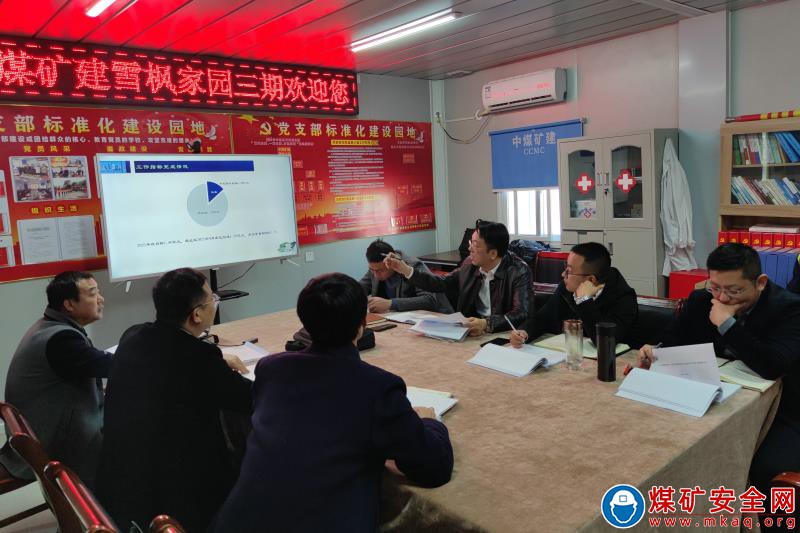 中煤礦建集團集團經管檢查組到建安公司泗縣雪楓家園三期項目部開展經管檢查