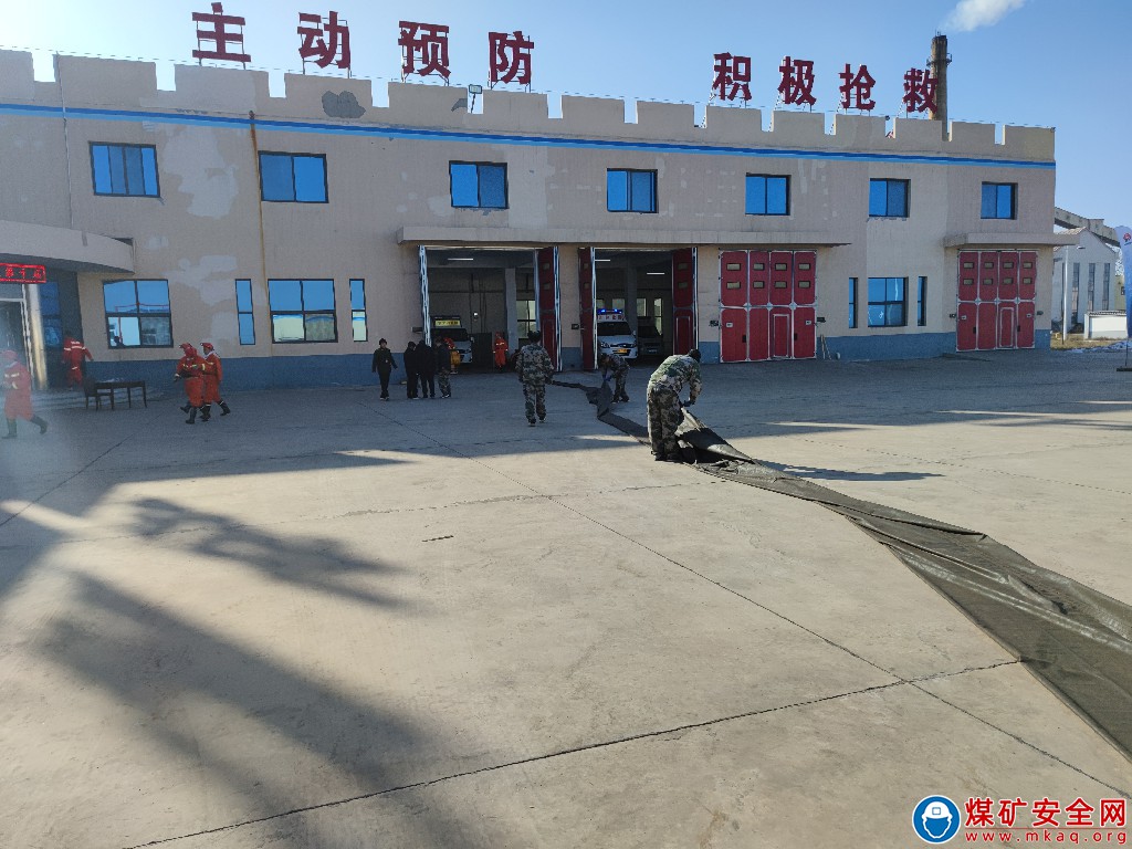 蒲白救護消防大隊袁大灘中隊做好比武隊后勤保障工作