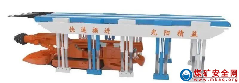 中能煤礦生產運營公司匯興煤礦掘進工作面聯排快速掘進液壓支架試運轉圓滿成功