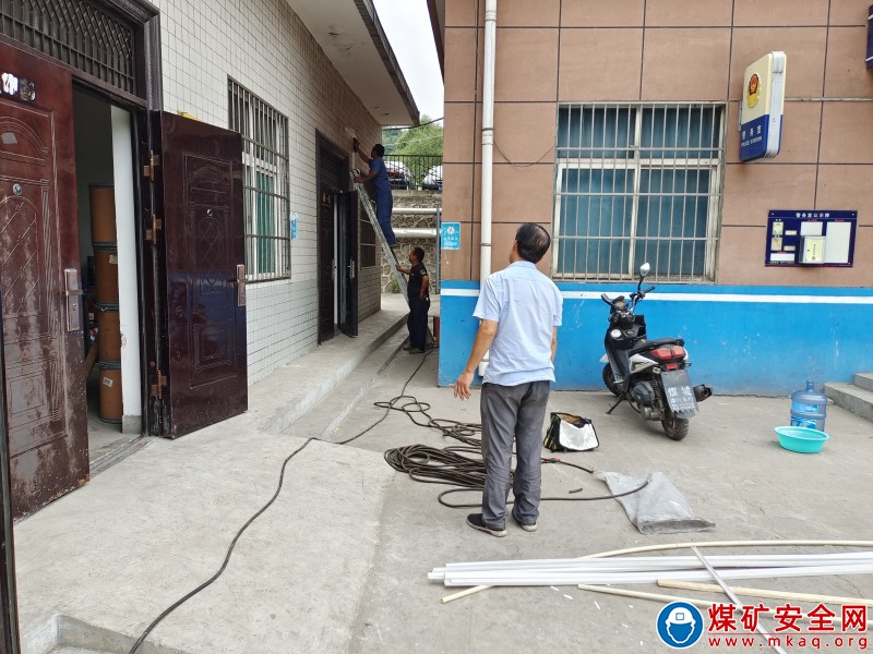 蒲白救護消防大隊 平庫線路改造消除安全隱患