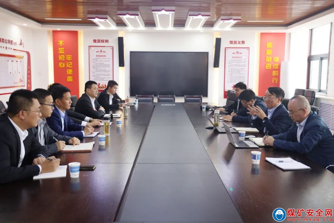 陜煤集團副總工程師，榆北煤業公司黨委書記、董事長、總經理石增武到陜西中能煤田有限公司調研指導工作(審核未通過)