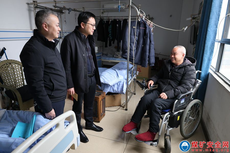 情暖新春：魯班山北礦慰問傷病職工