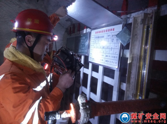 中煤新集救護隊：開展密閉墻檢查 筑牢安全防線